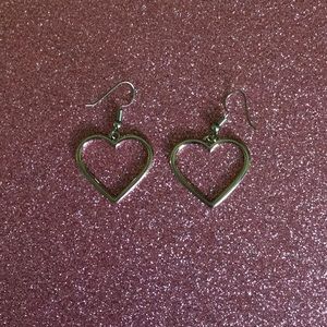 🥰New!  Silver Heart Earrings